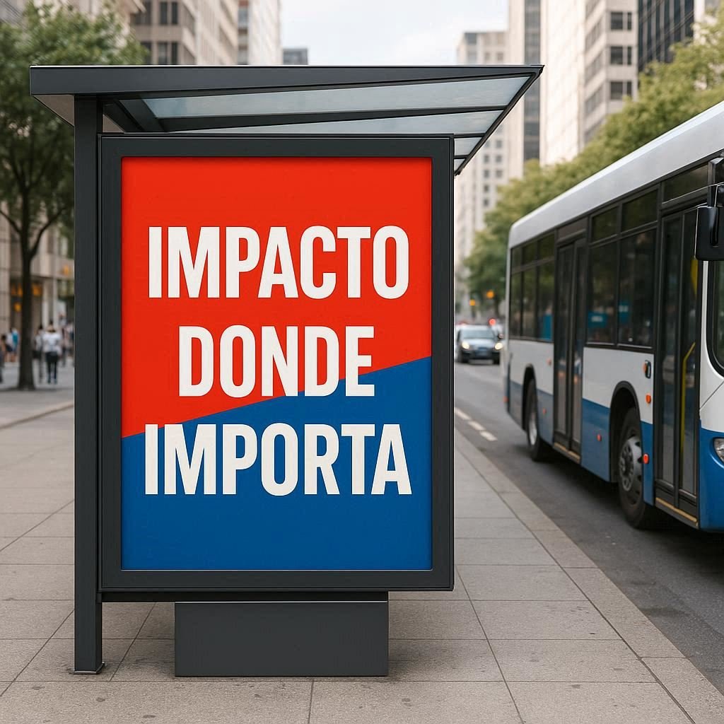 Publicidad en parabuses en Acapulco