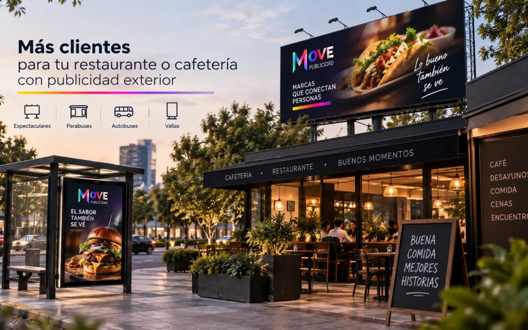 Publicidad Exterior para Restaurantes y Cafeterías