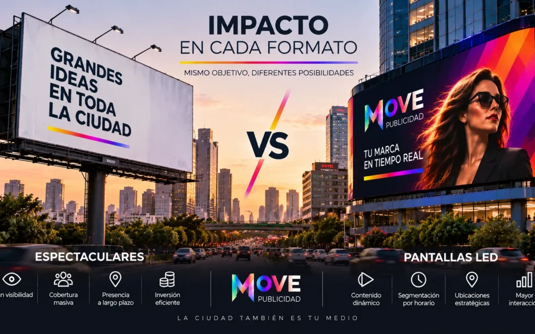 Espectaculares vs Pantallas LED